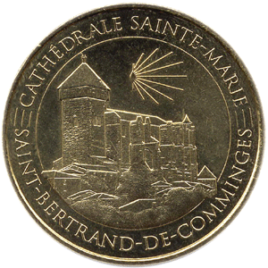 Médaille Religieuse Ancienne – Saint Bertrand De Comminges – Lourdes – Bijoux De Collection